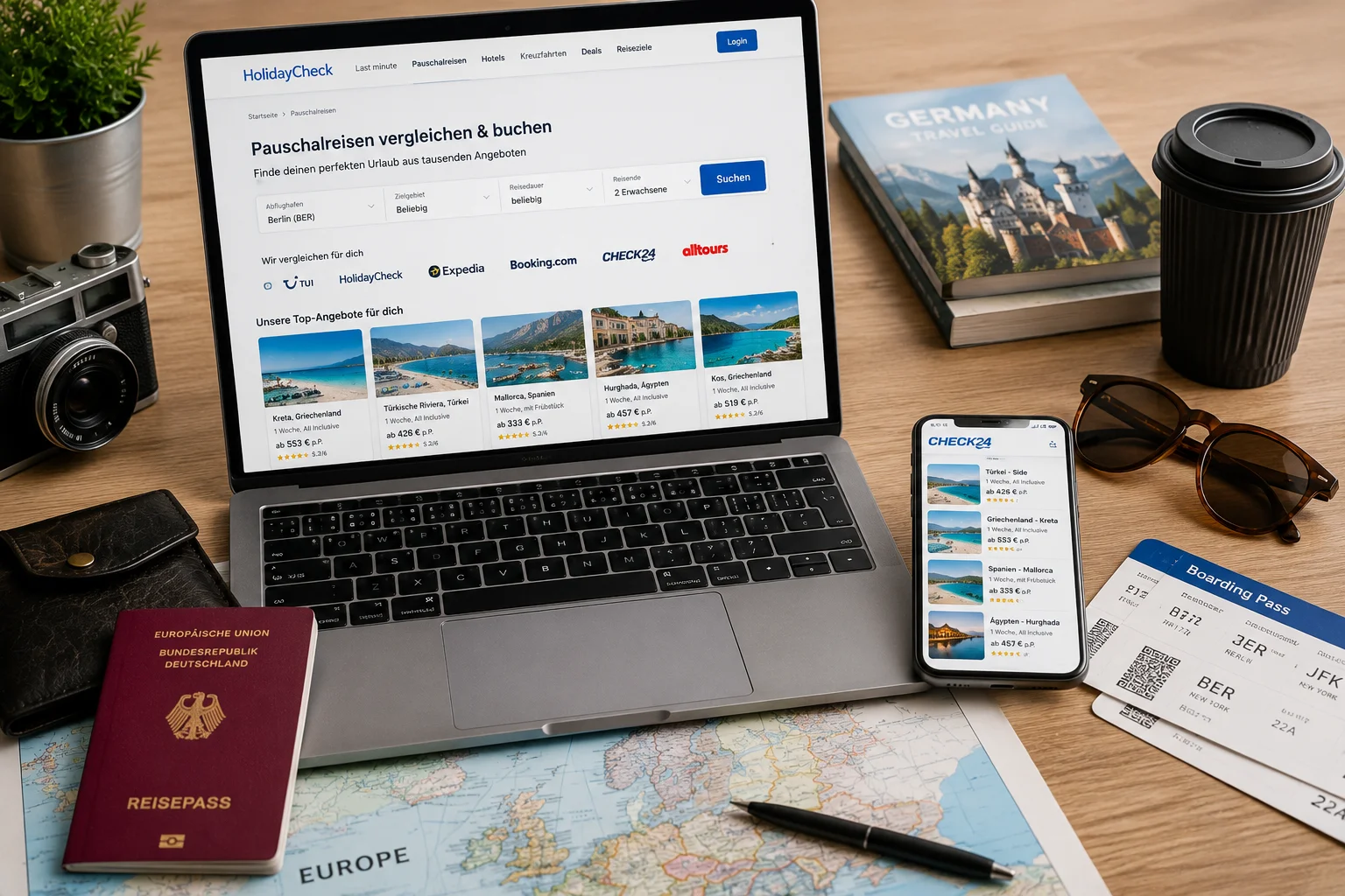 HolidayCheck vs CHECK24: Which Offers Better Holiday Deals in Germany?